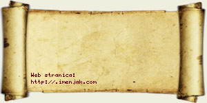 Mia Šerbedžija vizit kartica